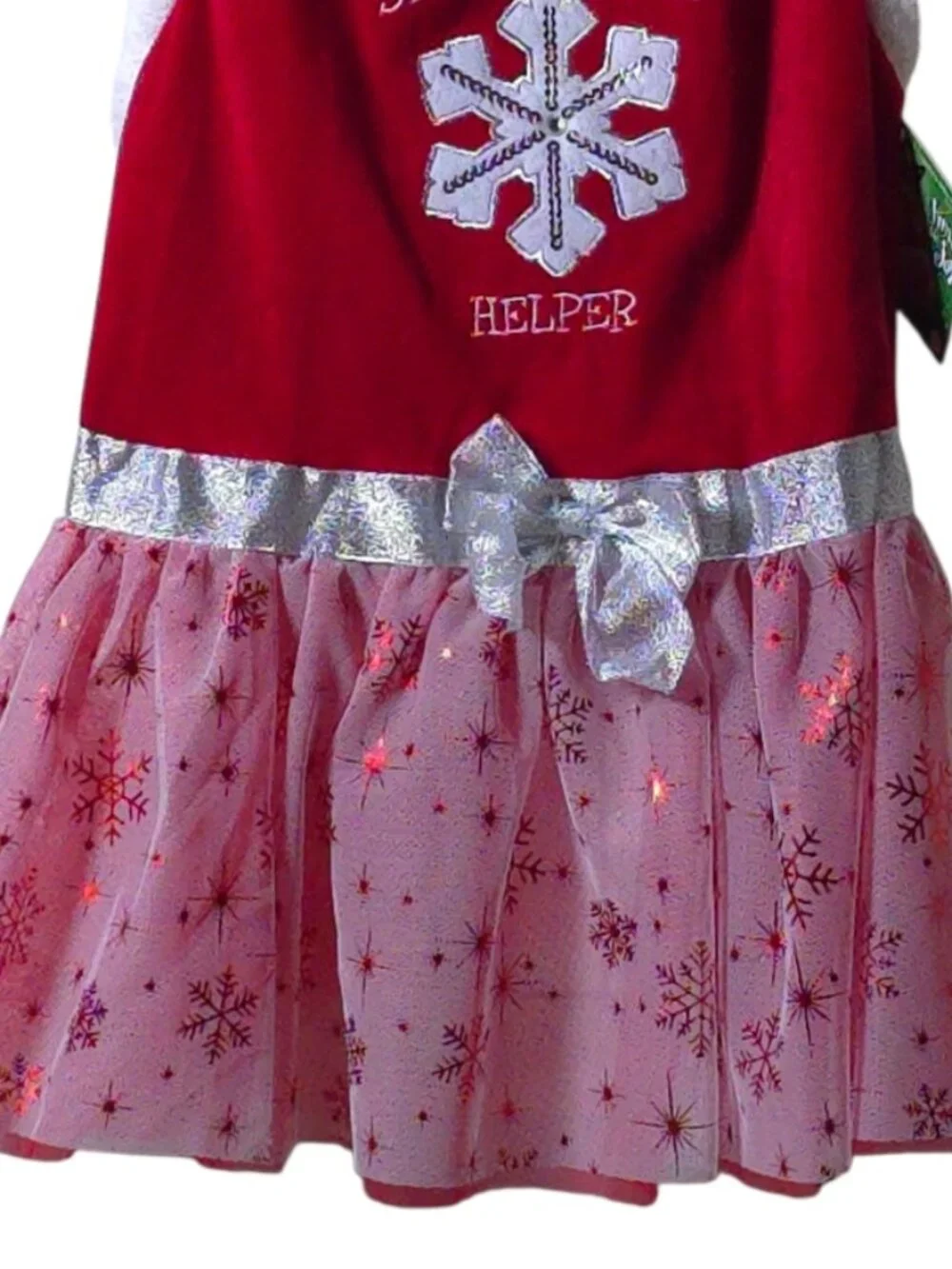 Christmas Dog Dress XL Santa’s Little Helper Holiday Pet Outfit NWT
